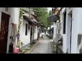 朱家角 Zhujiajiao Water Town 3 駅まで帰る道中　Walk Shanghai