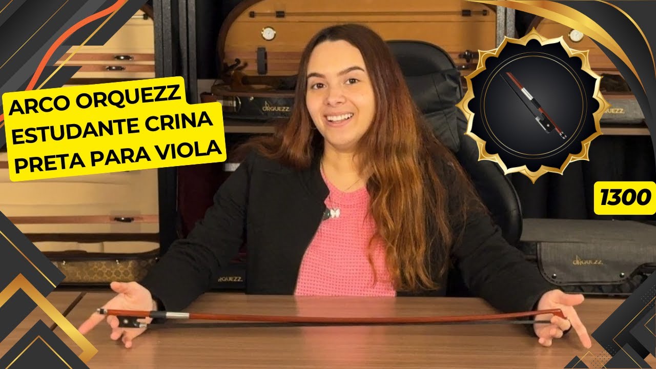 Review Arco Orquezz Estudante Crina Preta para Viola