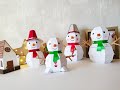 Volumetric paper snowman