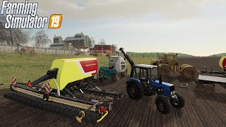 Farming simulator 19. НОВАЯ ТЕХНИКА.ПОСЕВНАЯ В РУССКОМ КОЛХОЗЕ