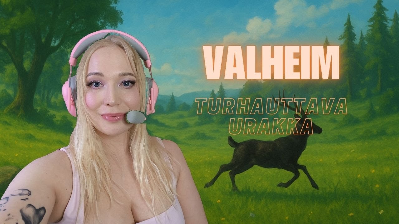 Let's play Valheim - 1h grindausta pelkän armorin eteen 😤🦌