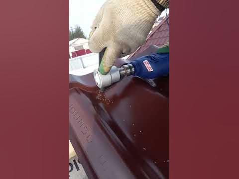 Сверчок для резки кровельного металла. - YouTube