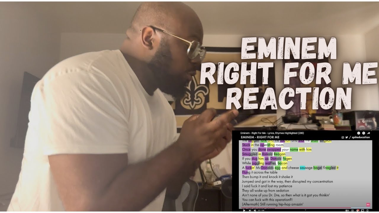 STOP IT SHADY | Eminem - Right For Me *REACTION*