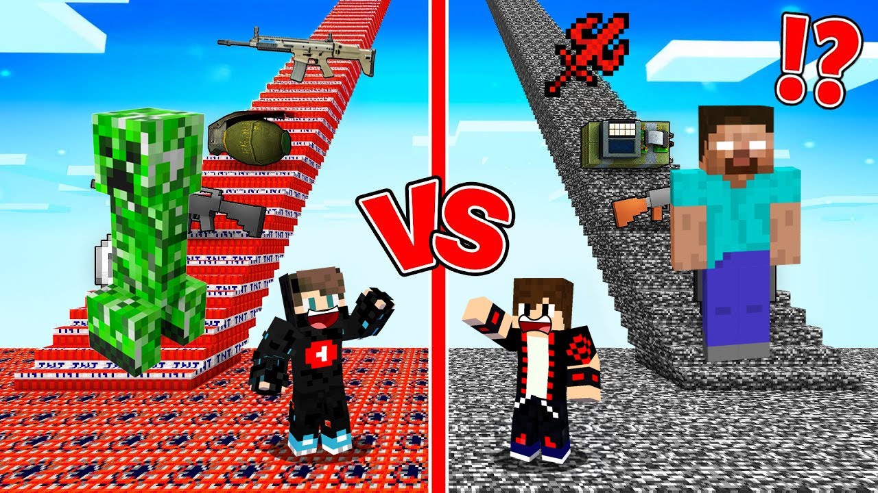 ماين كرافت : طريق الوحوش الأسطوري ولكن طريق الهيبروبراين ضد الكريبر !!؟ 🔥😱