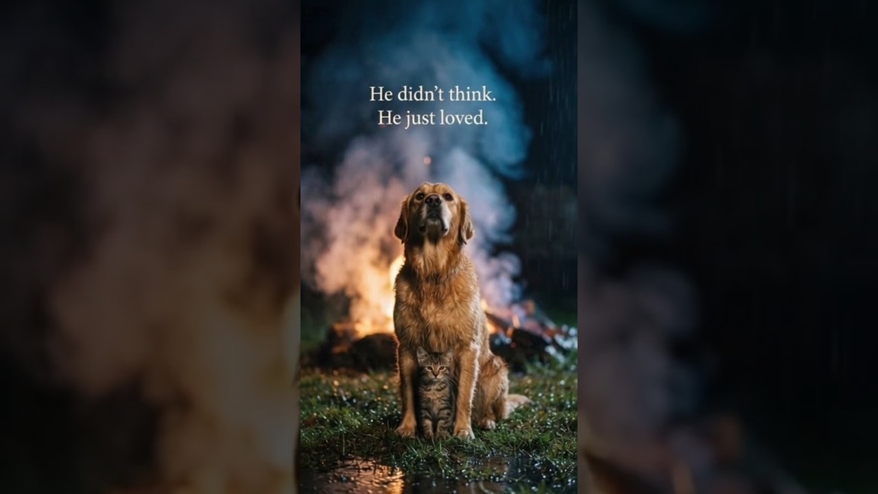 Into the Flames: A Heroic Rescue for a Tiny Kitten 🐱🔥 