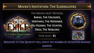 Herald Stacker Elementalist - T16 Destructive Play Map + Elderslayers Invitation