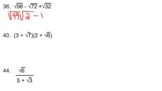5-6  Radical Expressions