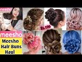 Meesho Hair Buns Haul |indianstylewithmegha| #meesho #meeshohairbun #arificialhairbun #hairextension