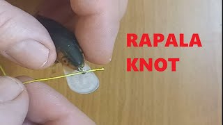 A knot instead of a safety pin and a swivel /Rapala knot