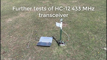 Further tests of HC-12 433 MHz transceiver