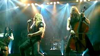Apocalyptica - I´m not Jesus and Life burns! with vocals (Live in Prague, Incheba Arena, 20.4.09)