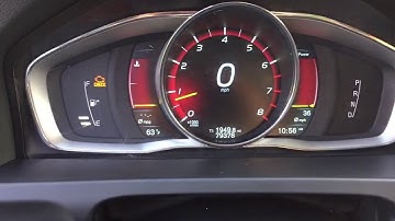Volvo virtual display retrofitted to 2012 volvo s60 t5