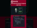 Login Lamp Web Design Project | HTML CSS JavaScript | Student Assignment Showcase