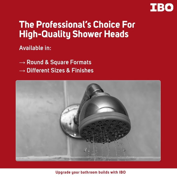 Explore shower heads at IBO Wholesale