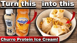 Churro Protein Ice Cream | Ninja Creami Ice Cream Recipe