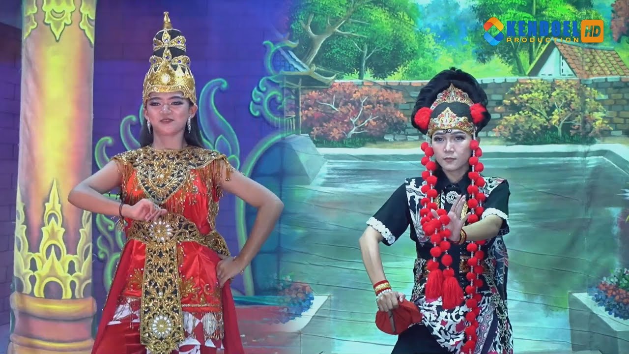 TARI TOPENG ( AJENG )  DAN TARI SERIMPI ( MISSEL LAURA ) || SANDIWRA GALU AJENG 2023