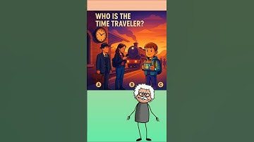 Guess Who’s the Time Traveler?🔍 Viral Visual Riddle #shorts #logicpuzzle