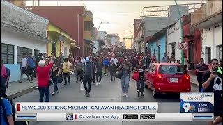 New 2,000-strong migrant caravan heading for US