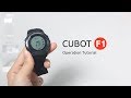 Cubot F1 smart watch operation video
