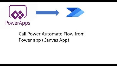 Call Power Automate flow from Power App (canvas app)