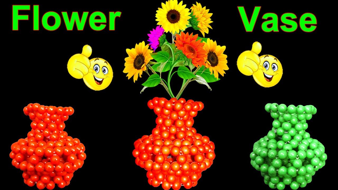 How To Make Beaded Flower Pot Pearl Flower Vase DIY Flower Vase