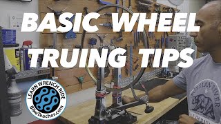 Wheel truing tips and things to look out for. Loose hub, using tape...