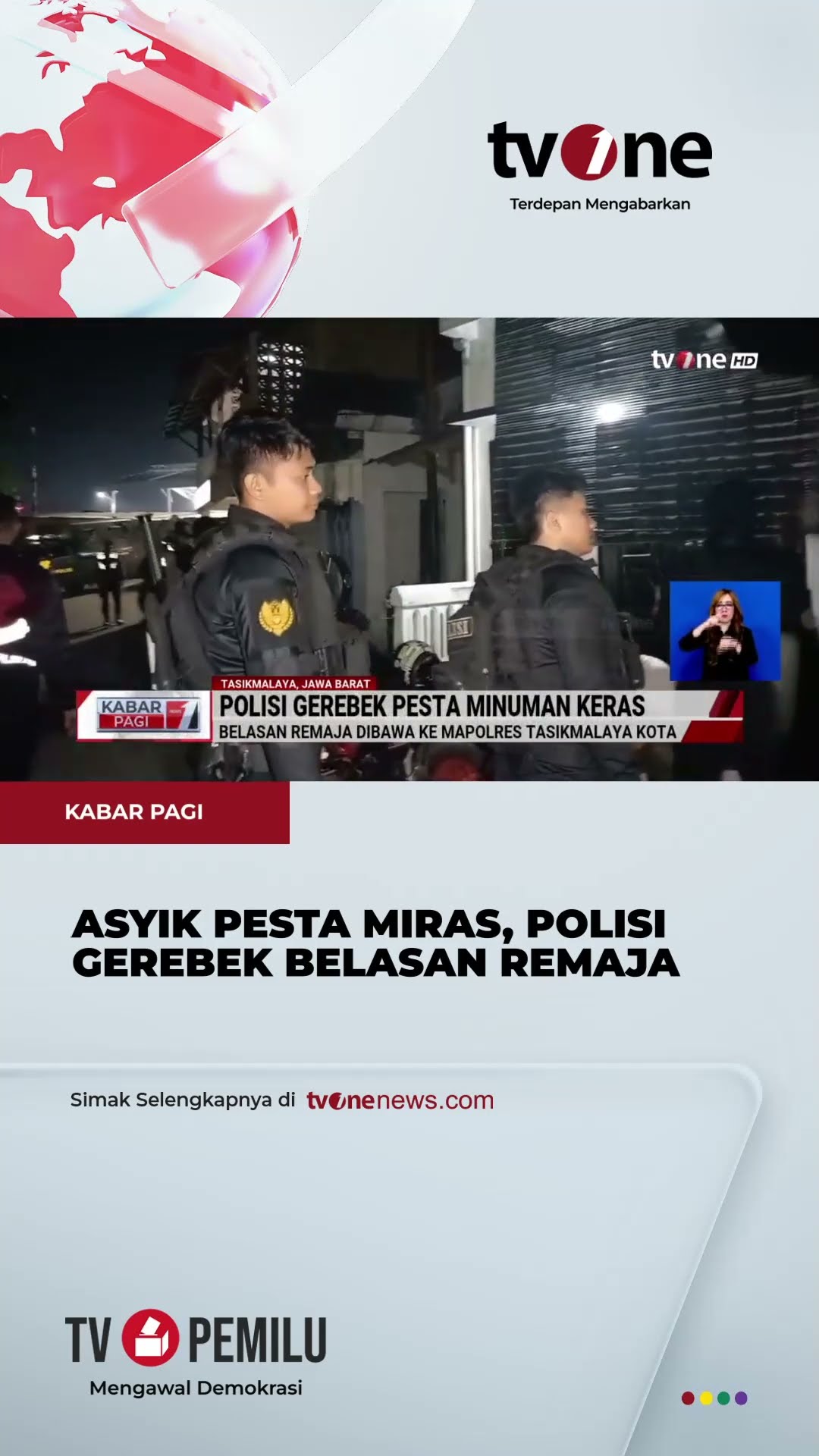 Polisi Gerebek Belasan Remaja Sedang Asik Pesta Miras | tvOne