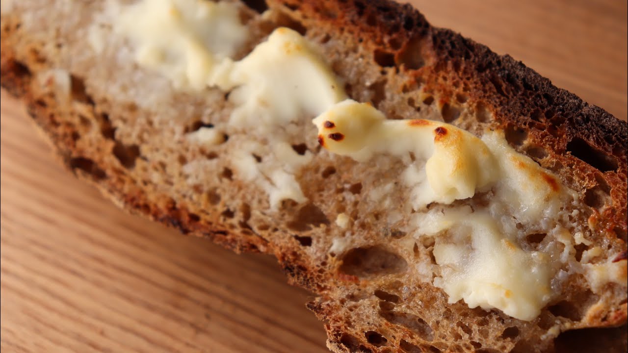 【パンと2人暮らし】山口県菊本　おやしなひ（カンパーニュ）の迎え入れ/発酵はちみつトースト