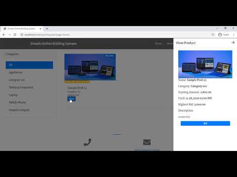 Simple Online Bidding