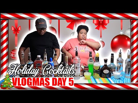 vlogmas-day-5-|-holiday-cocktails-|-christmas-themed-cocktails