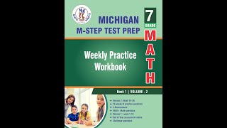Michigan M-STEP 7th Grade Math Test Prep | Volume 2 Workbook | 2400+ Practice Questions