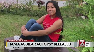 Autopsy: Hania Aguilar's cause of death undetermined, likely asphyxia