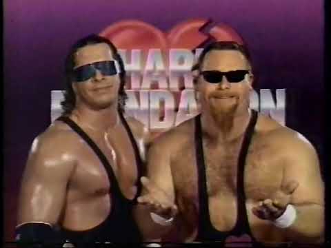 Hart Foundation / Jake Roberts Spectrum promos - aired 12/16/89