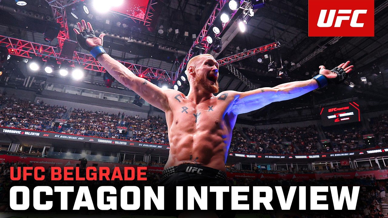 Robert Valentin Octagon Interview | UFC Belgrade Robert Valentin Octagon Interview | UFC Belgrade