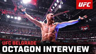 Robert Valentin Octagon Interview | UFC Belgrade