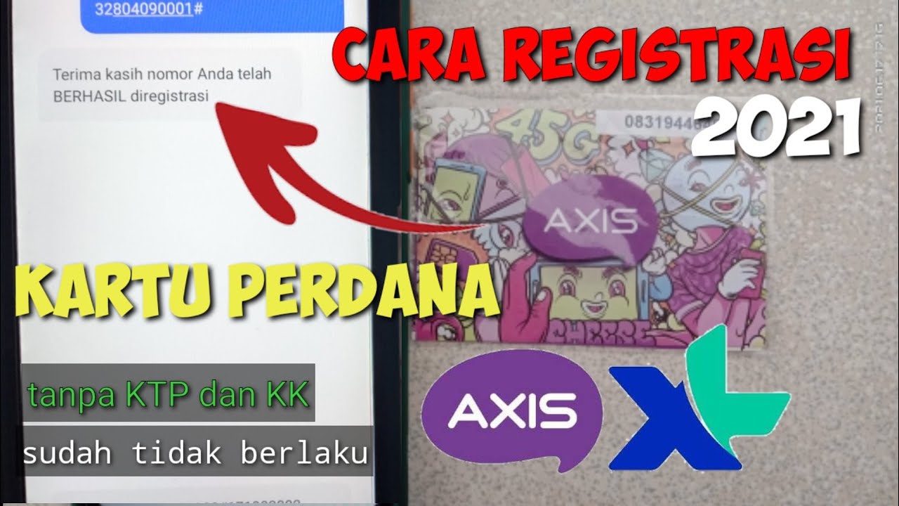 rahasia konter, cara registrasi kartu perdana Axis 