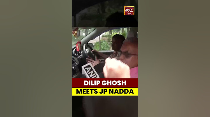 #DilipGhosh Meets #BJPChief #JPNadda in #Delhi | Key #WestBengal Discussions at #PartyHQ | #shorts