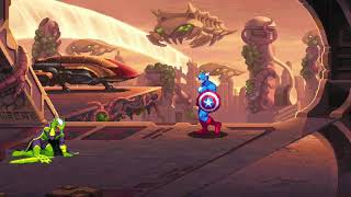 Captain America & Rocket Raccoon at Hala // Marvel Cosmic Invasion