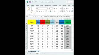 🤯 Create Results Instantly with IF Formula in Excel 🔥 Unique Excel Trick #ExcelTips #ExcelShorts