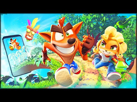 Беги КРАШ со всей силы! Обзор игры про КРАША! Прохождение уровней | Crash Bandicoot: со всех ног!