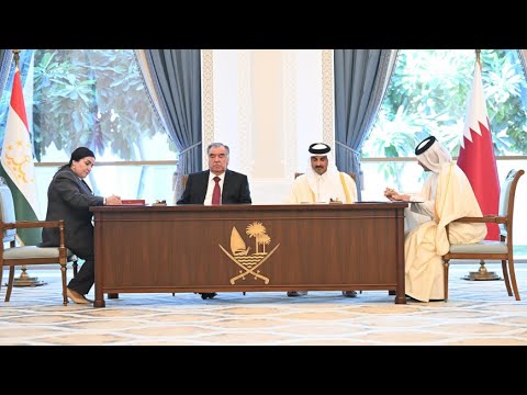 Таджикистан и Катар подписали девять документов о сотрудничестве