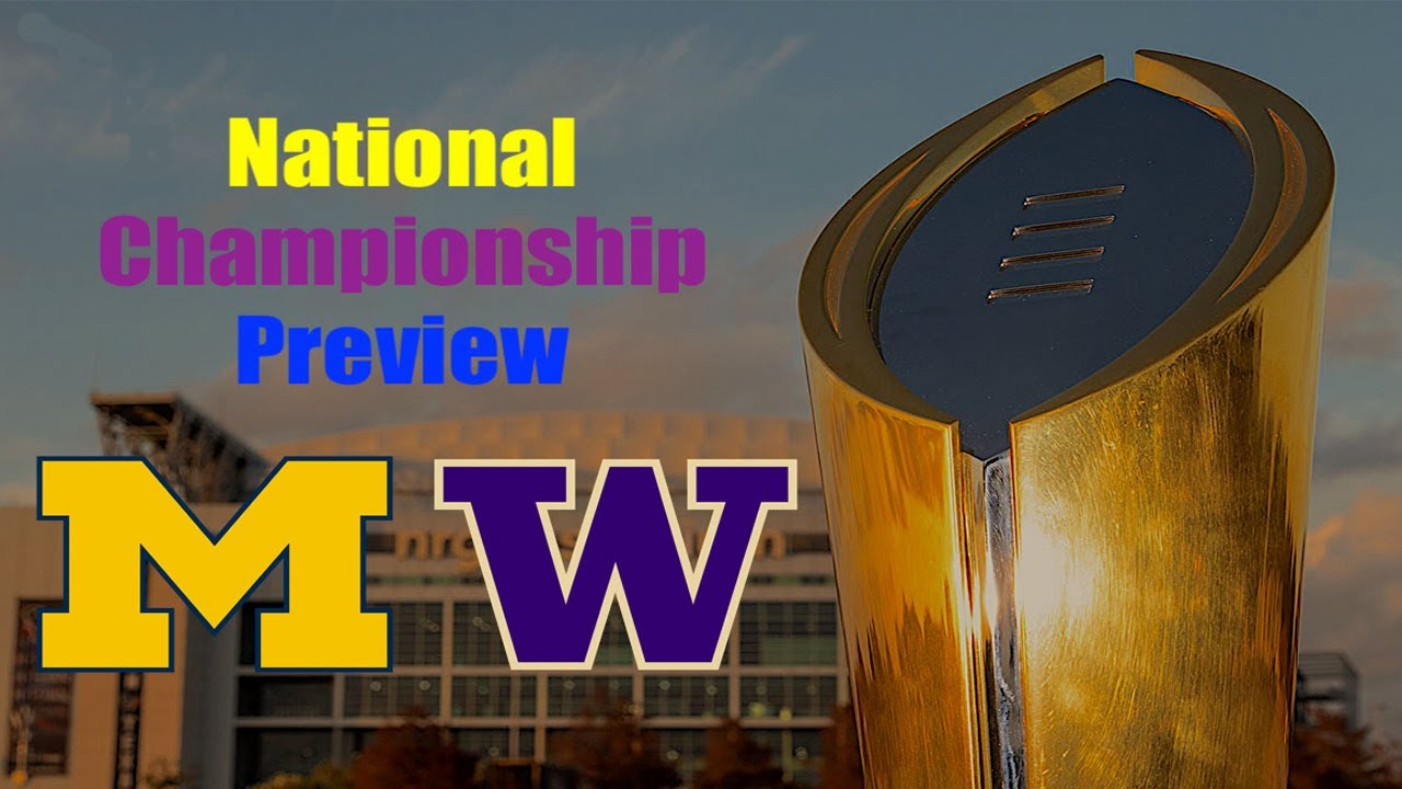 National Championship preview - YouTube