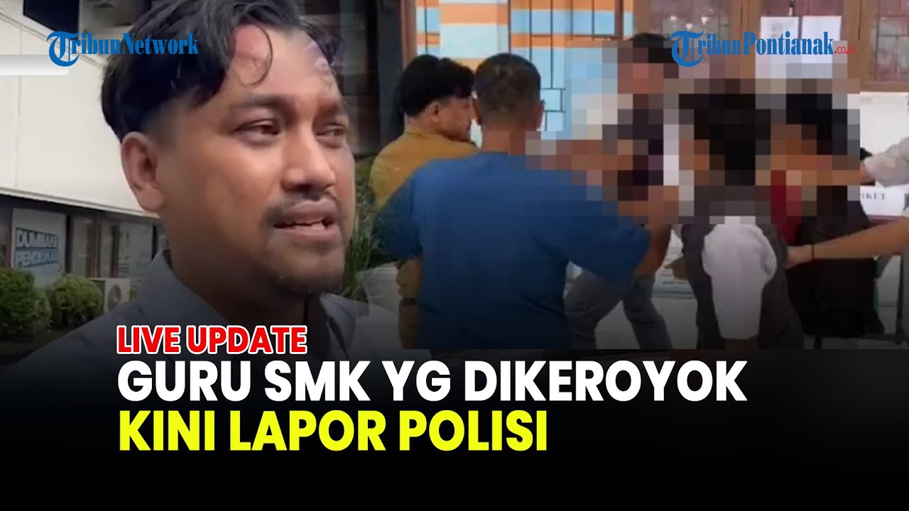 🔴PERTIMBANGKAN PSIKOLOGIS MURID, GURU SMK JAMBI YANG DIKEROYOK AKHIRNYA TEMPUH JALUR HUKUM