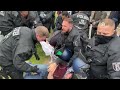 German police break up propalestinian protest at fu berlin