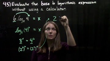 4.3 Logarithmic Functions #45
