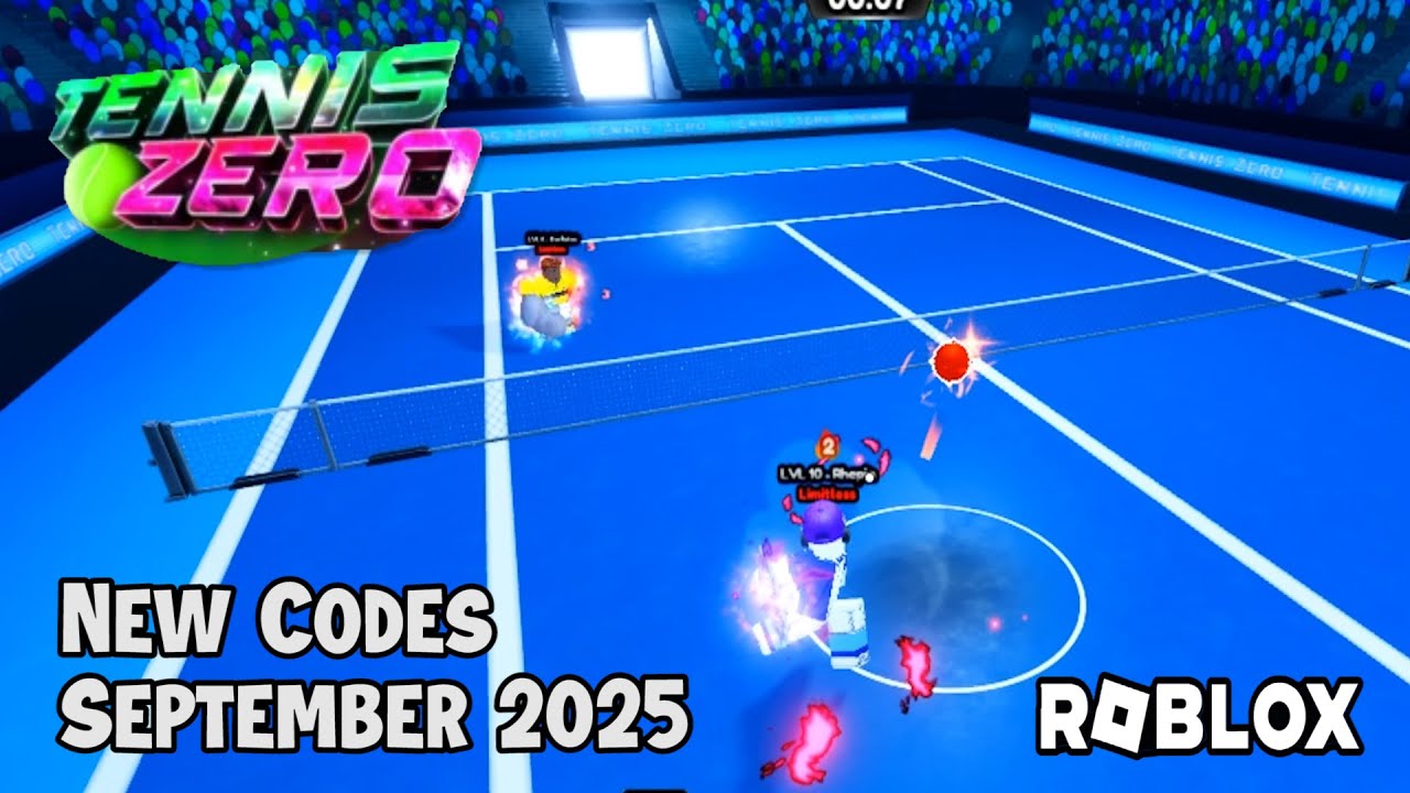 Roblox Tennis Zero New Codes September 2025