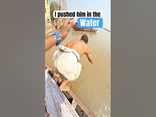 Most funny 😂 video in varanasi ghat #funny #funnyshorts #ganga #varanasi #ghat #youtubeshorts