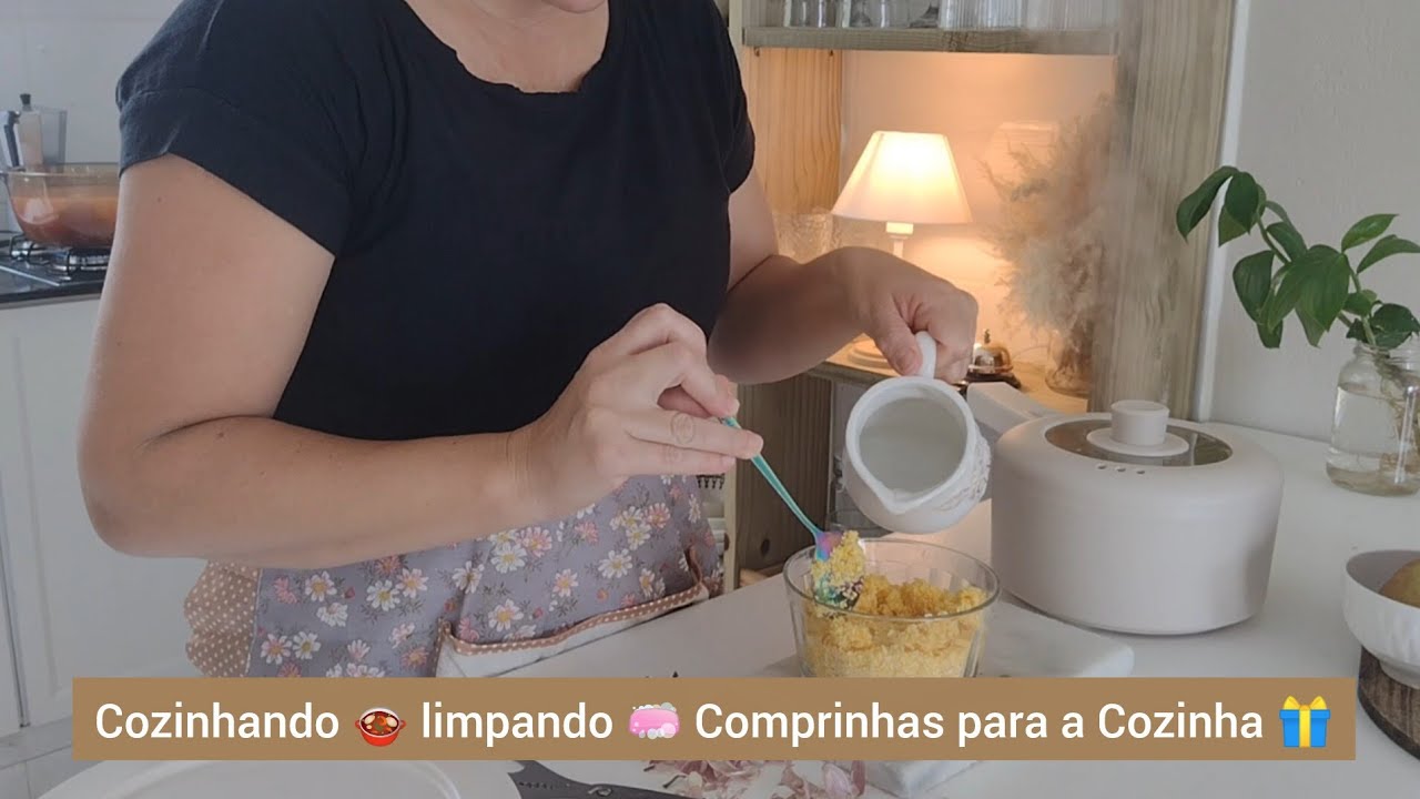 Almoço Caseiro 🍲 Limpeza 🧹Novidades para a Cozinha 