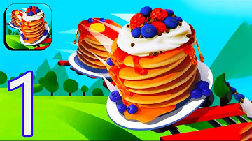 Pancake Run - All Levels Gameplay - Part 1 (IOS,Android)