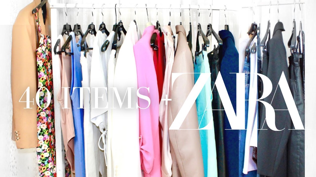 40 ZARA SPRING ESSENTIAL SPRING CAPSULE WARDROBE ZARA TRYON